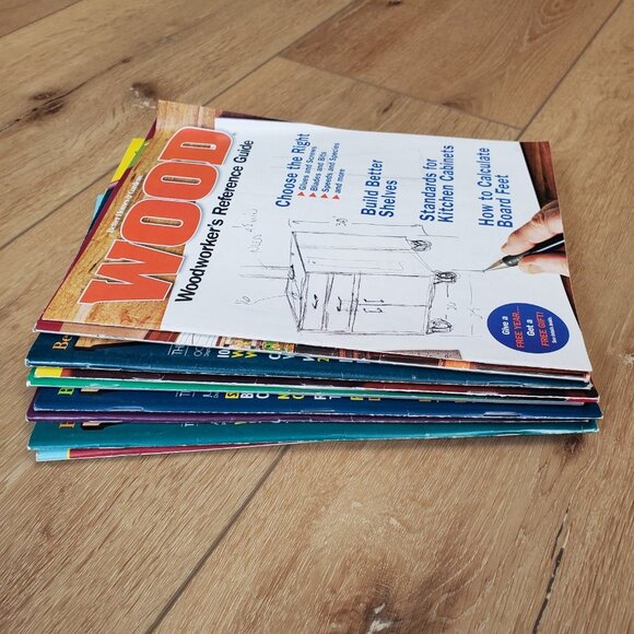 Lot of (6) WOOD MAGAZINE Better Homes and Gardens 1990s-2000s Issues - Picture 11 of 11